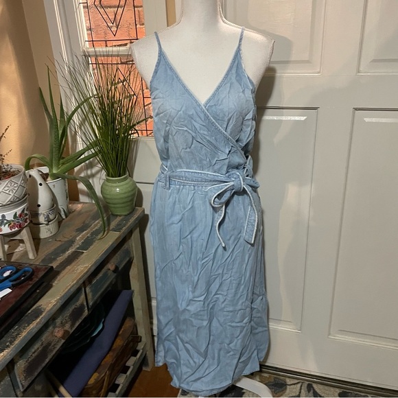 Anthropologie Blue Midi Dress - Picture 2 of 7